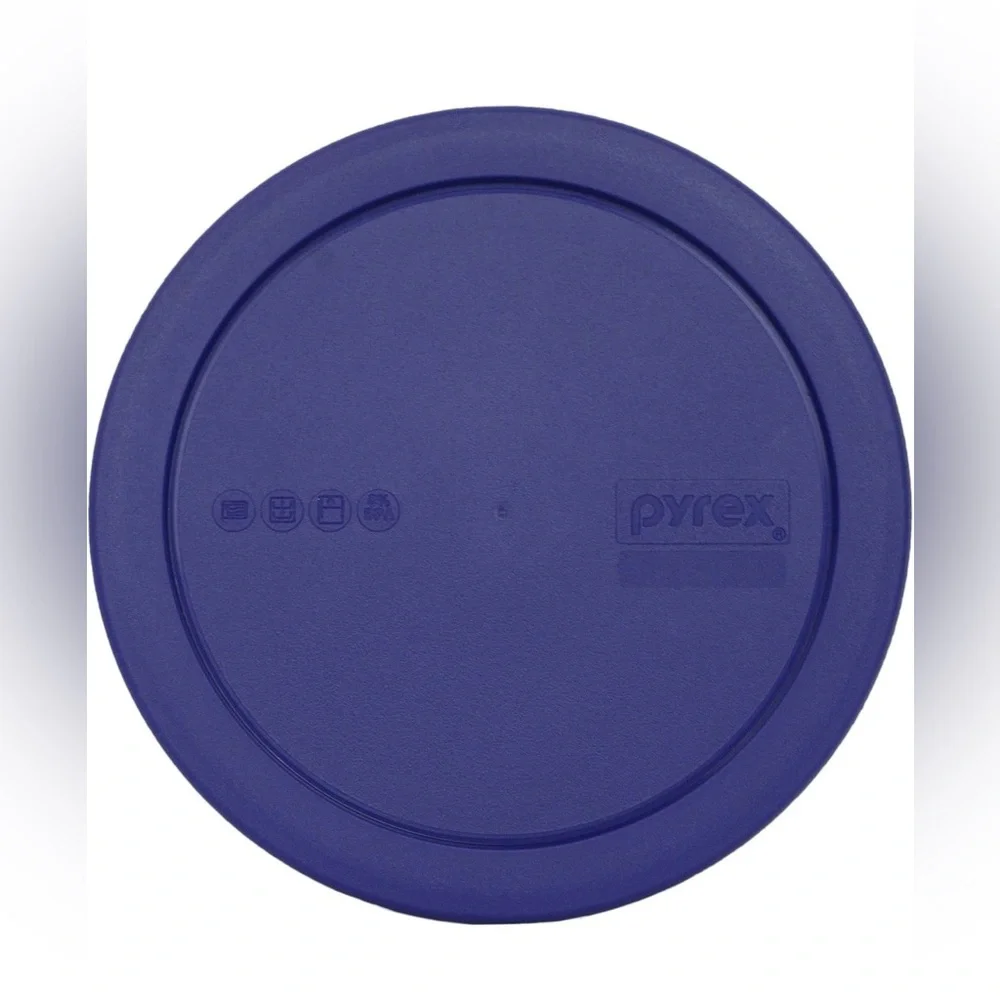 Pyrex Vibrant Blue and Red Lid Trio